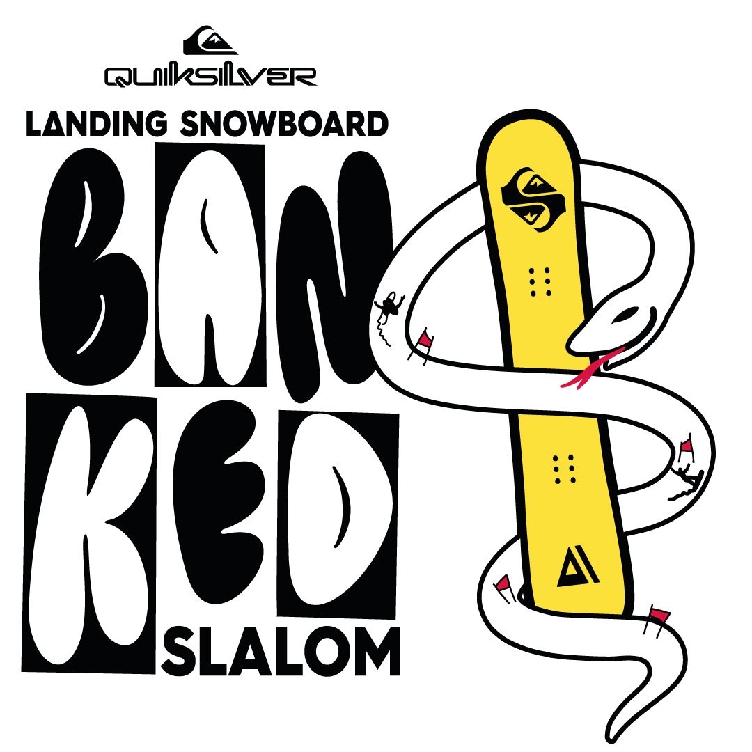 Landing Snowboard Banked Slalom 2022